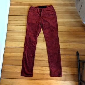 Burgundy Corduroy Jeans